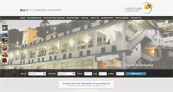 Desktop Screenshot of indiahotelnainital.com